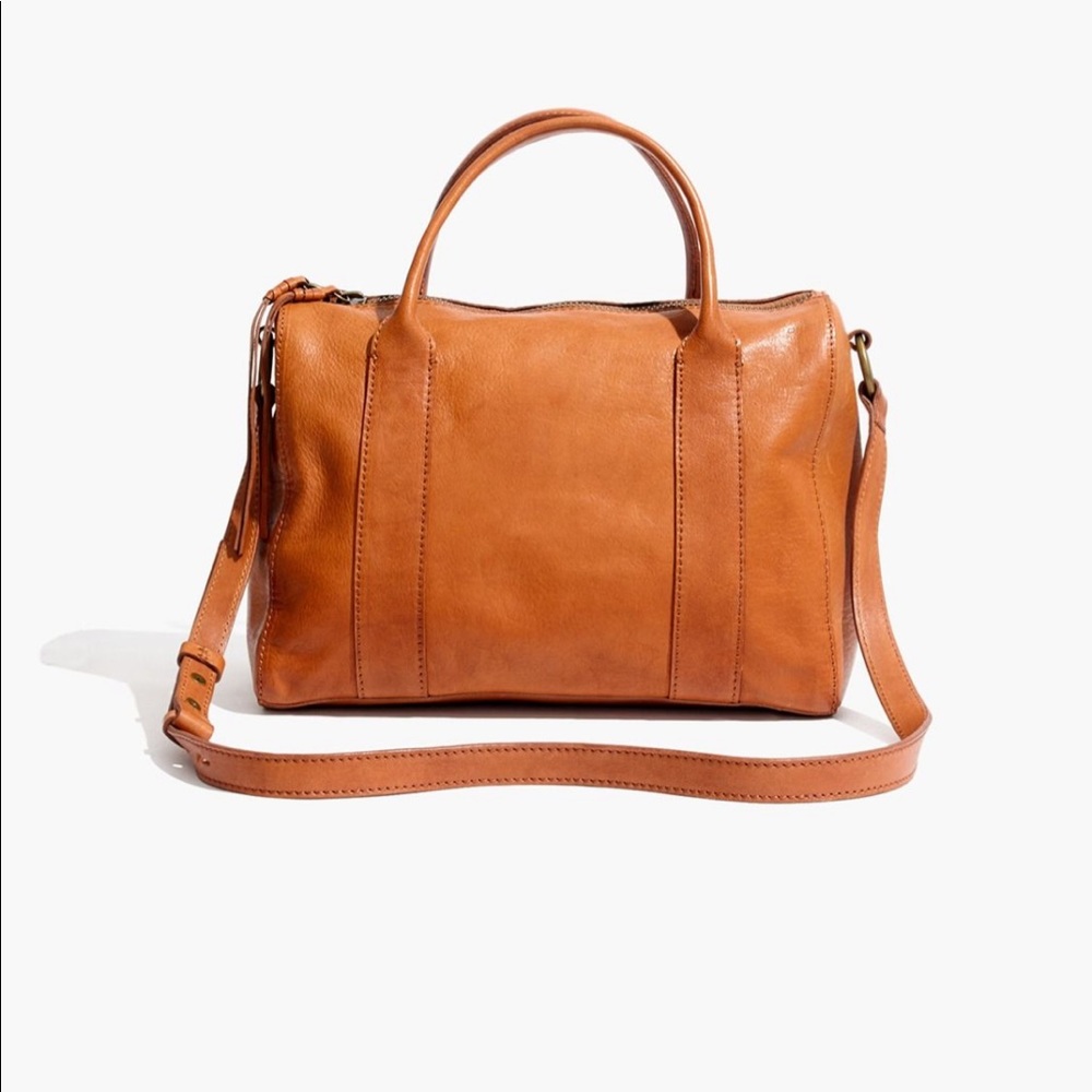 Madewell Prague leather satchel